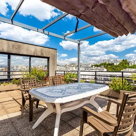 Appartement Guestready - Duplex Avec Terrasse Privee Parijs